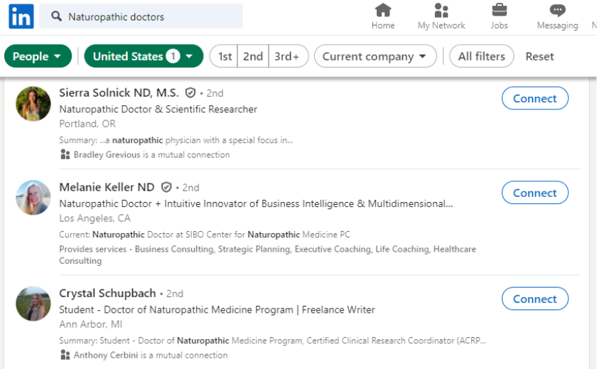 Naturopathic Physicians Email List