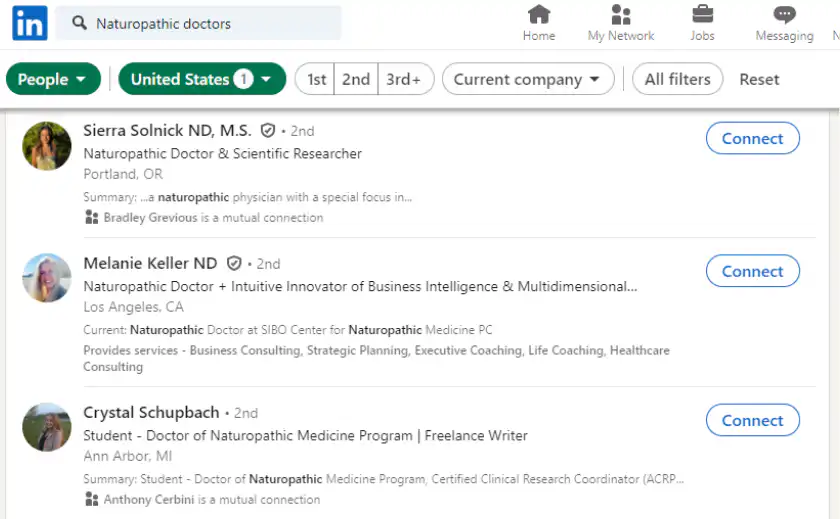 Naturopathic Physicians Email List