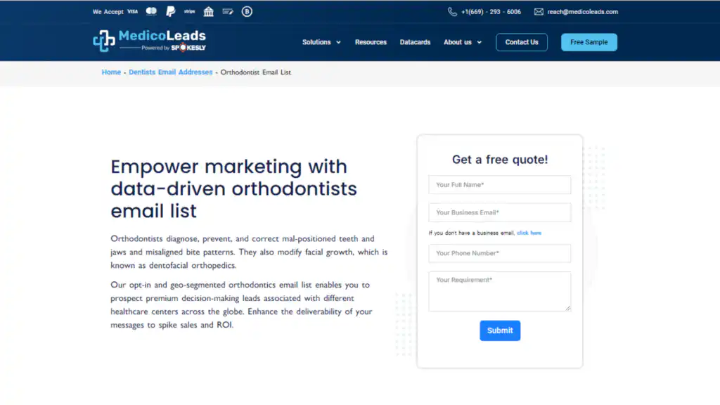 B2B Database Providers