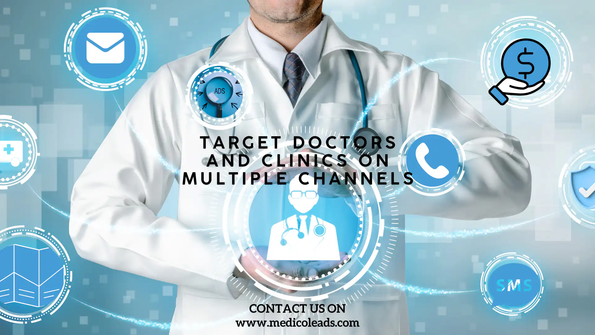 Multichannel marketing channel for doctors and clinics