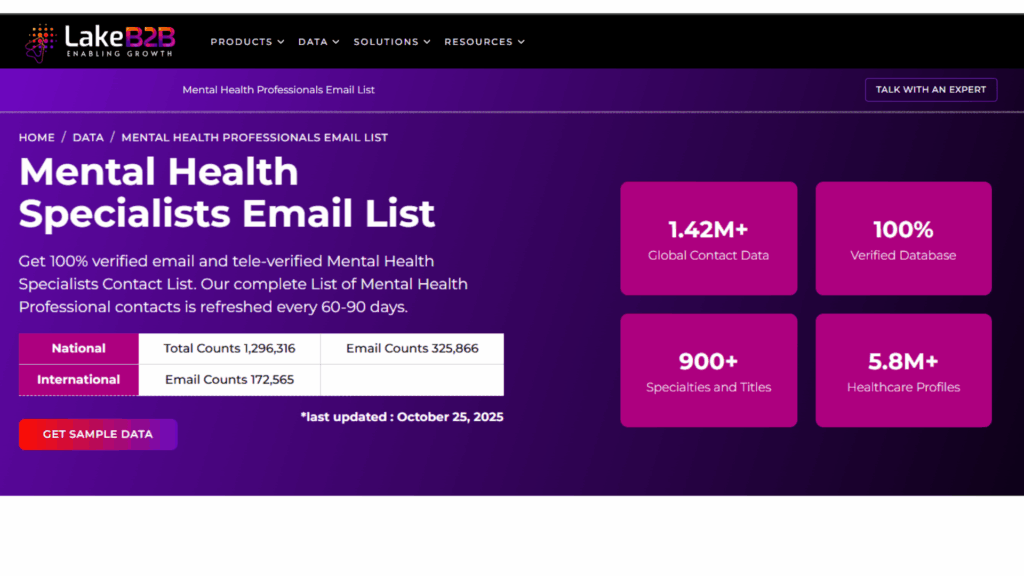 Lake B2B – Comprehensive Data Provider