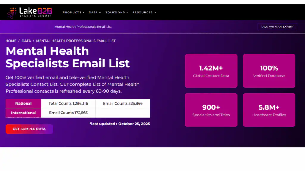 Lake B2B – Comprehensive Data Provider