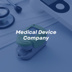 Medical device company reaching hospital procurement professionals through targeted healthcare marketing data