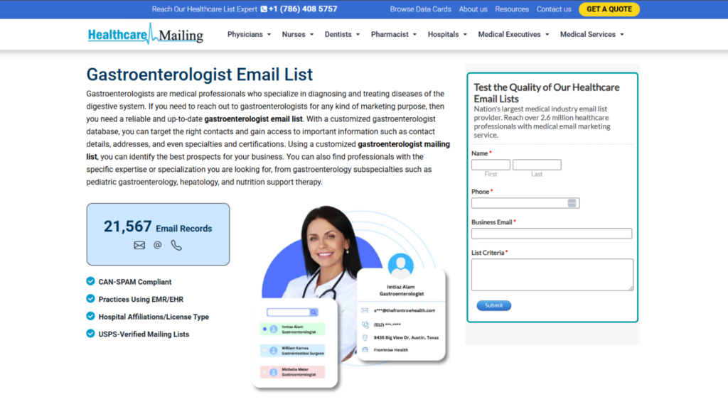 Healthcare Mailing